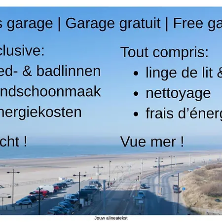 Lumina Seaview & Garage Appartement